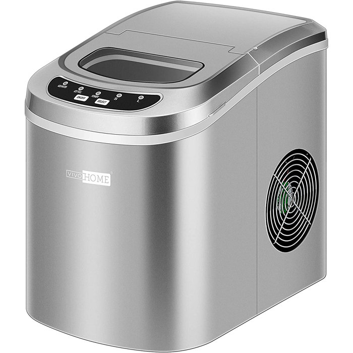 Vivohome 27 Lb. lb. Daily Production Clear Ice Portable Ice Maker